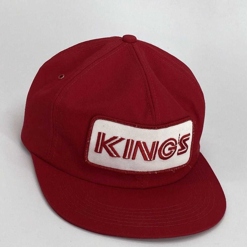 Vintage K-Products KING'S‎ Snapback Hat Farm Agriculture Seed